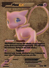 CUSTOM PLASTIC CARD: Mew EX xy126